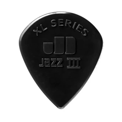 Afbeelding van Dunlop Jazz III XL plektrums 1,38 zwart, 24er set Plectrum