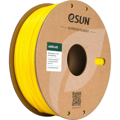 Afbeelding van eSUN ABS+ Filament 1.75mm, eABS+HS Hoge Snelheid 3D Printer ABS Plus, Maatnauwkeurigheid +/ 0.03mm, 1KG Spoel (2.2 LBS) voor Snel Printen (Geel, 1KG)