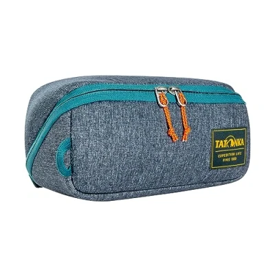 Afbeelding van Tatonka Toilettas Square Zip Pouch M (2L) opklapbare waszak met 2 netvakken ritssluiting PFC/PFAS vrij 10 x 25 9 cm (Navy)
