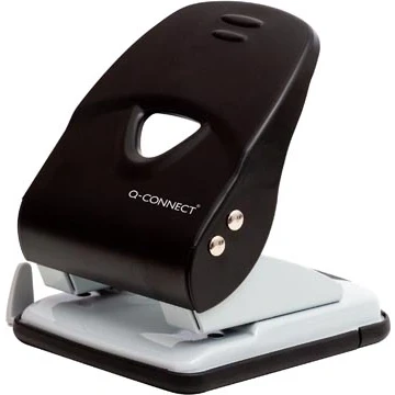 Afbeelding van Q connect Perforator 40 Vel Zwart 2 gaats