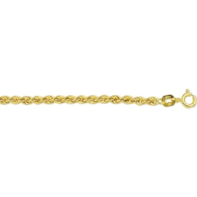 Afbeelding van Geelgouden Enkelbandje koord 2 4008196 Enkelbandjes horloge Goudkleur 24 cm