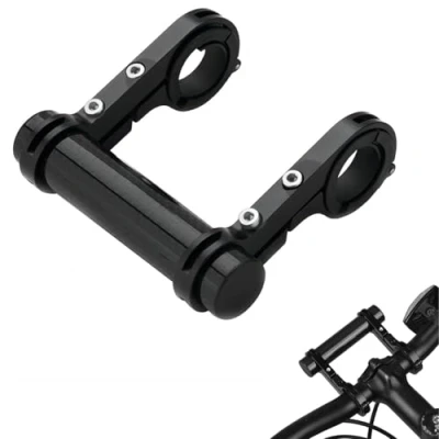 Afbeelding van Fietsstuur 10 cm Duurzaam Dubbel Extender Mount Houder Voor Fietsverlichting
