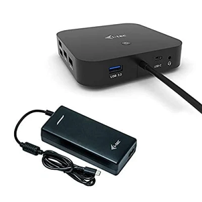 Afbeelding van i tec USB C dockingstation met twee schermen