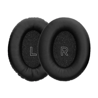 Afbeelding van kwmobile 2x oorkussens geschikt voor Bose A30 Aviation Earpads koptelefoon in zwart