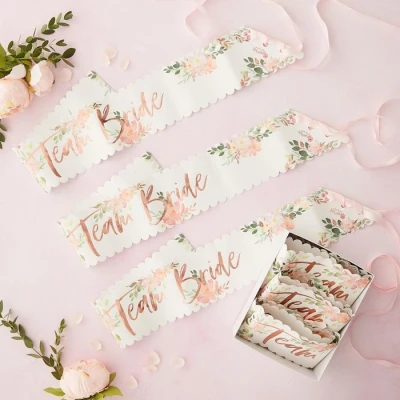 Afbeelding van Ginger Ray Sjerp Team Bride Rose Goud (6 stuks)