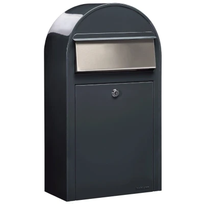 Afbeelding van Brievenbus Bobi Grande S (slim) donkergrijs