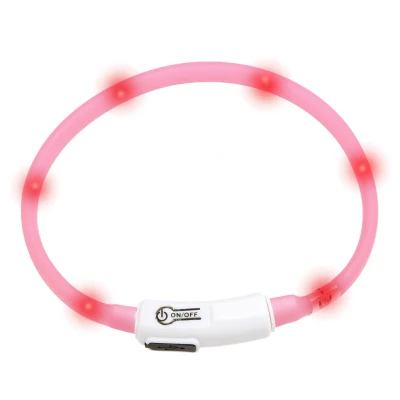 Afbeelding van Kattenhalsband LED Visio Light Roze
