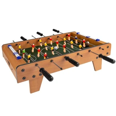 Afbeelding van Color Baby 43310 CBGames Tafelvoetbaltafel van hout, 6 jaar tot 99 jaar, 60 x 30 20 cm, cm
