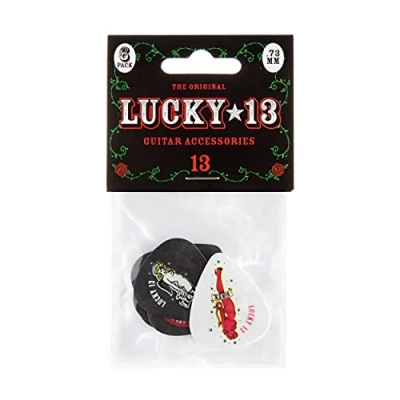 Afbeelding van Dunlop Lucky 13 II Plektrum, 0,73 mm 6er Set, Series Plectrum set