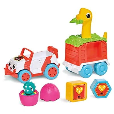 Afbeelding van Toomies E73253 Tomy Dino Rescue Ranger, Dinosaur Children, Jurassic World, Educational Push &amp; Go Vehicle Colours and Sound, Toy for Baby Boys Girls Aged 12 Months +, Multicoloured
