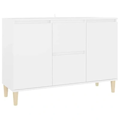 Afbeelding van vidaXL Dressoir 101x35x70 cm bewerkt hout wit