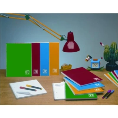 Afbeelding van Blasetti One Color schrijfblok &amp; schrift A5 60 vel Meerkleurig