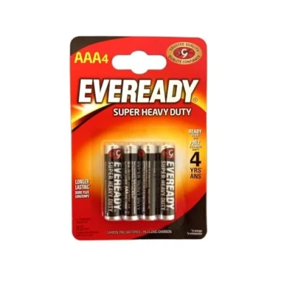 Afbeelding van Energizer Eveready Super Heavy Duty AAA batterijen 4 stuks