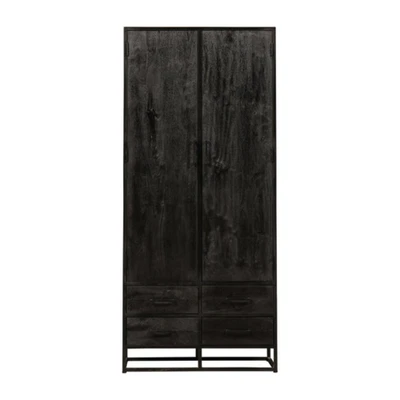 Afbeelding van Kast Florence 90cm Mangohout Bruin Rechthoekig