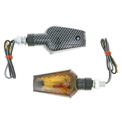 Afbeelding van Knipperlichtset M10 Carbon look Beamer getint, kort