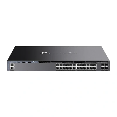 Afbeelding van TP Link Omada SG6428X netwerk switch Managed L3 Gigabit Ethernet (10/100/1000) 1U Zwart