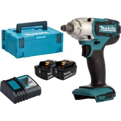 Afbeelding van Makita, Boormachine + slagboor, KLUCZ UDAROWY 18V 1/2&quot; 190Nm 2 x 3,0Ah WALIZKA MAKPAC DTW190RFJ (Oplaadbare batterij)