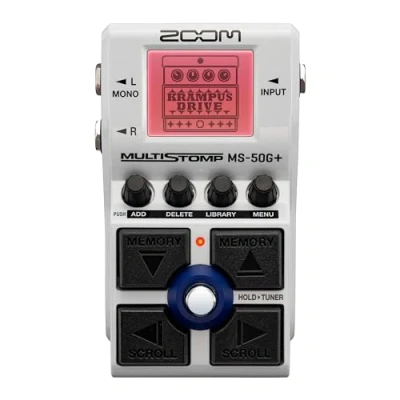 Afbeelding van Zoom MS 50G+ effectenpedaal Expressiepedaal Zwart, Wit