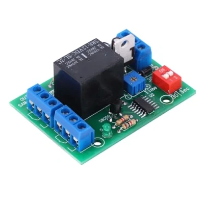 Afbeelding van Retard Off Relaismodule 10 16V 12V DC Tijd Relais Module Dubbele Bipolaire Projectie DPDT 2 kanaals Uitgang Timerschakelaar voor Onderbreking Monitoring