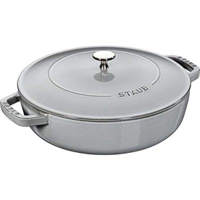 Afbeelding van Staub Hapjespan Chistera Grafietgrijs ø 28 cm / 3.7 liter