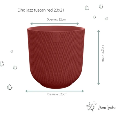 Afbeelding van Elho Jazz Round tuscan red D19 x H18