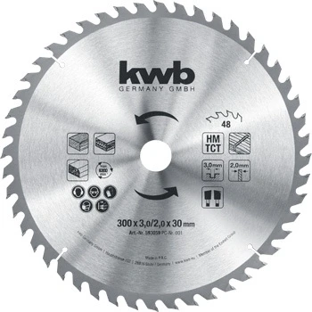 Afbeelding van KWB Zaagblad 300x30 48Tands