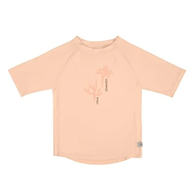Afbeelding van Lässig Zwemshirt Rashguard Korte Mouw Splash &amp; Fun Corals peach rose, 25 36 mnd. Maat 98