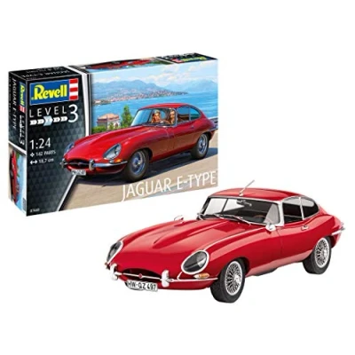 Afbeelding van Revell 07668 Jaguar E Type Coupé Auto (bouwpakket) 1:24