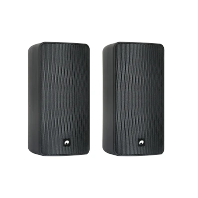 Afbeelding van Omnitronic ODP 206T Installatie Speaker voor binnen en buiten 100V Zwart set van 2
