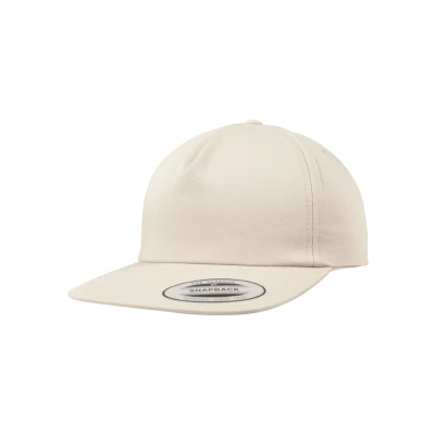 Afbeelding van Flexfit Unstructured 5PANEL Snapback Pet, Maat: One Size, Beige