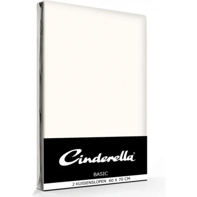 Afbeelding van Cinderella Weekend Kussenslopen met rits Katoen 60x80 cm Ivory 2 stuks