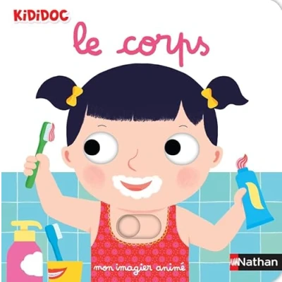 Afbeelding van Mon imagier du corps Livre animé Kididoc dès 1 an