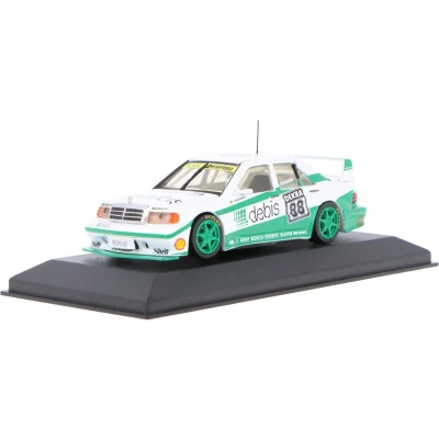 Afbeelding van Mercedes Benz 190E 2.5 16V Evo 2 Minichamps Modelauto 1:43 1991 Bernd Schneider Team Zakspeed