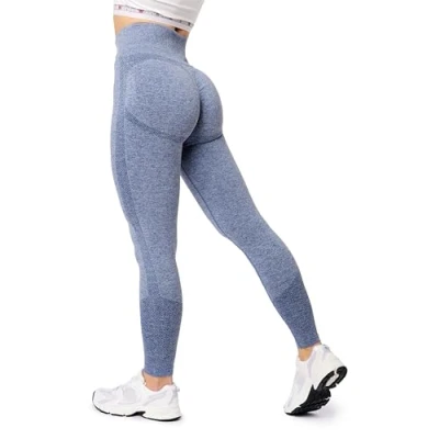 Afbeelding van Bellivalini PUSH UP Legging, Dames, Maat: Large, Bluemelange