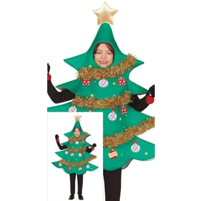Afbeelding van Fiestas Guirca Kinderkostuum xmas tree 7 9 jaar