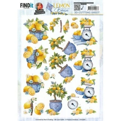 Afbeelding van 3D Cutting Sheets Yvonne Creations Lemon Breeze Tree