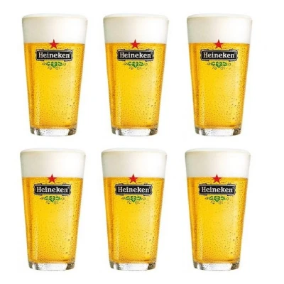 Afbeelding van Heineken Bierglazen Vaasje 250 ml 6 Stuks