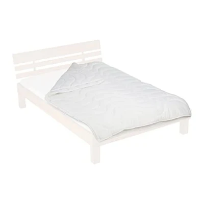 Afbeelding van Relaxdays 4 seizoenen dekbed polyester winterdekbed wit zomerdekbed ademend 135 x 200 cm