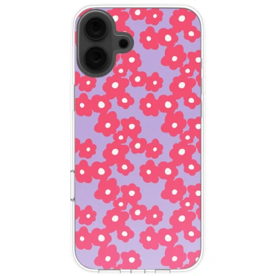 Afbeelding van imoshion hoesje Geschikt voor iPhone 16 Design Dusty Rose Blossoms