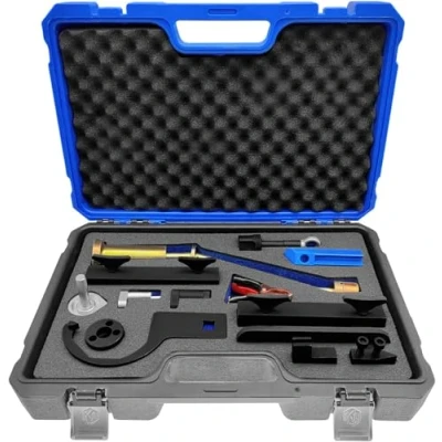 Afbeelding van ZKTOOL 14 Delig Camshaft Timing Tool Kit, Compatibel met Land Rover Range Sport, Jaguar Discovry 4, V8 5.0L en V6 3.0L Cilinder Motor, Inclusief Brandstofpomp Twee Injectoren