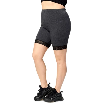 Afbeelding van Merry Style Leggings Grote Maten Dames Kort Katoen Zwart 7XL MS MS10 459 LE