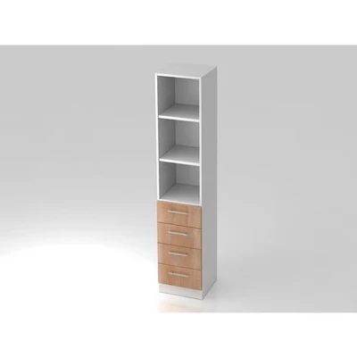 Afbeelding van Wandkast Wit/Walnoot 40,6 x 42 200,4 cm Signa G 7600 RE