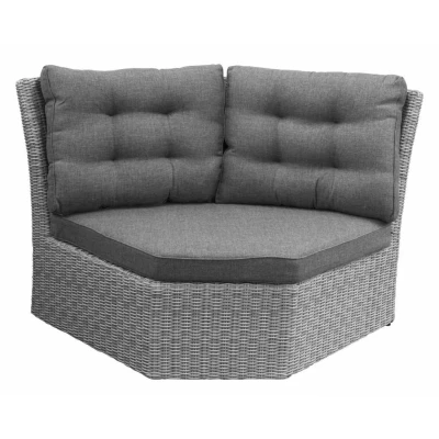 Afbeelding van 4 Seizoenen Tuinmeubelen XL hoek element Dublin Wicker