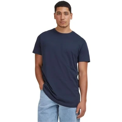 Afbeelding van Urban Classics Shaped LONG DO NOT USE Tshirt basic, Heren, Maat: Medium, Navy