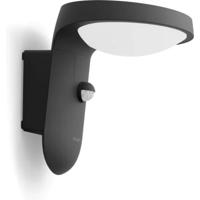 Afbeelding van Philips Tyla 8719514476912 Wandlamp op zonne energie 1.2 W Warmwit Antraciet