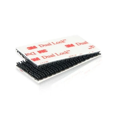 Afbeelding van 3M Dual Lock SJ 3550 10x stuks zelfklevende pads 25,4 mm x 50 druksluiting plakband; zwart; voor 5 omkeerbare verbindingen
