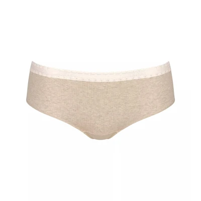Afbeelding van Sloggi 2P GO Ribbed Hipster Briefs Zwart ecologisch katoen X Large Dames