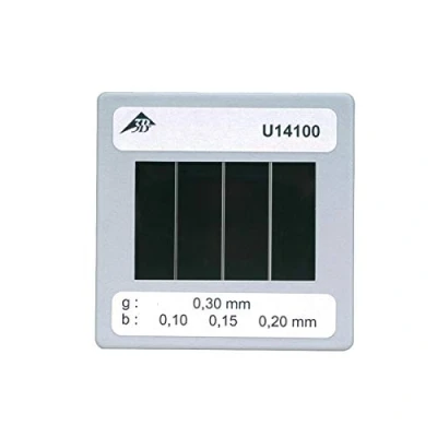 Afbeelding van 3B Scientific U14100 membraan met 3 dubbele sleuven van verschillende breedtes