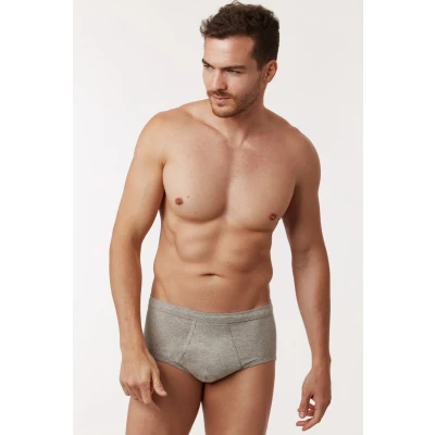 Afbeelding van Woody Classic Open Slip Duopack Grijs L