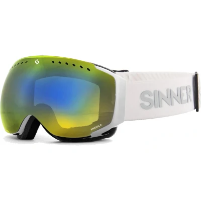 Afbeelding van Sinner Emerald Skibril Matte White Skibrillen